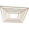 Ekena Millwork Raven Wood Fretwork Pierced Ceiling Medallion, Alder, 34"OD x 12 1/2"ID x 3/8"T CMWP34X34X0375RAAL - alternate 2
